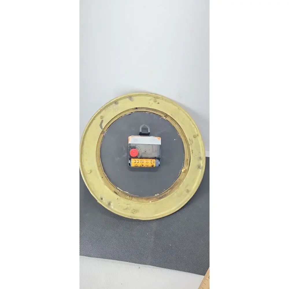 Franklin & Murphy Brass Nautical Porthole Wall Clock 9